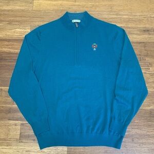 Donald Ross Sportswear Merino Wool Quarter Zip